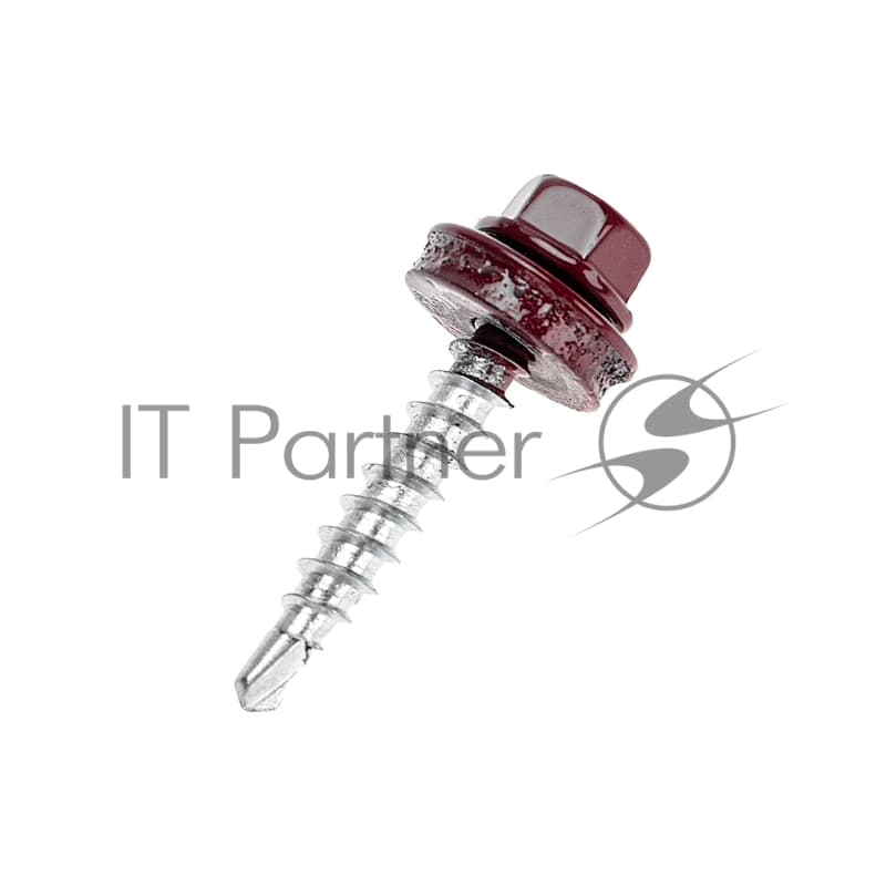 Саморез кровельный Kranz 4,8х29, окрашенный RAL 3005, короб (250 шт/уп)