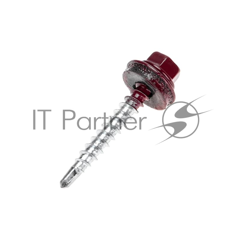 Саморез кровельный Kranz 4,8х35, окрашенный RAL 3005, короб (250 шт/уп)