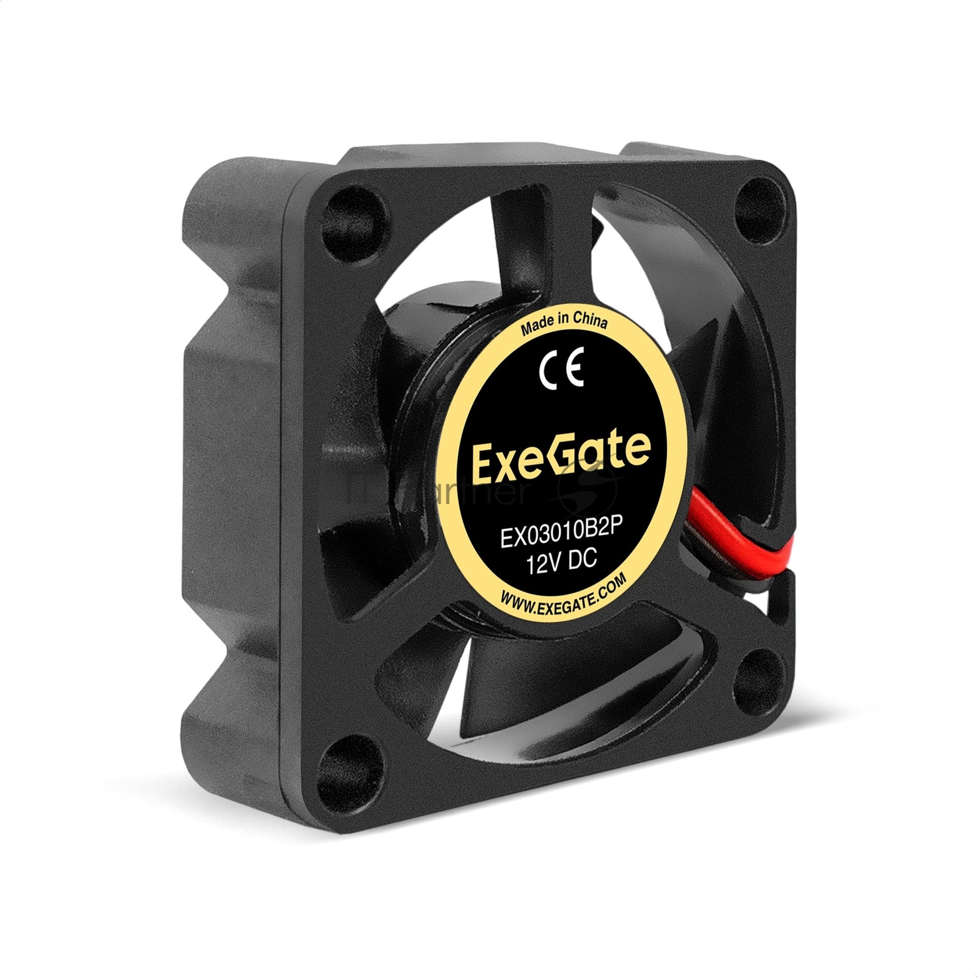 Вентилятор для корпуса ExeGate EX03010B2P черный, 30 мм, 10500 об/мин, 29.5 дБ, 2 pin