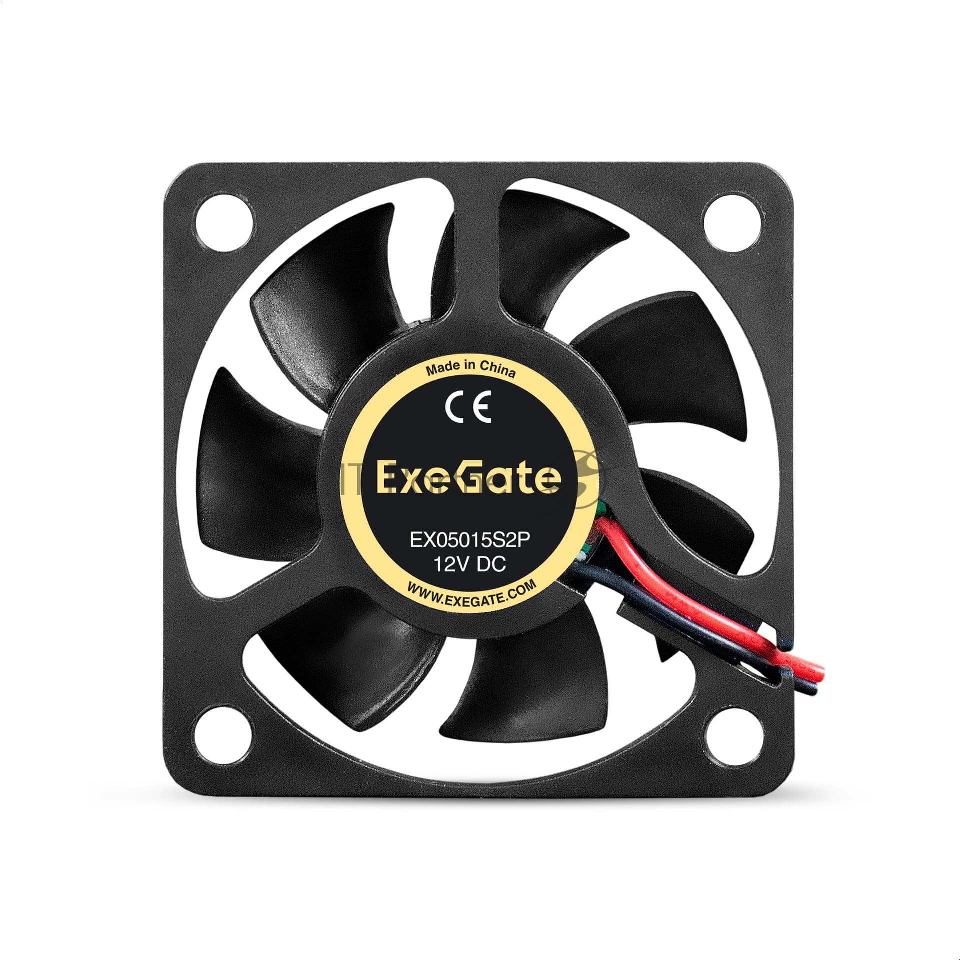 Вентилятор для корпуса ExeGate EX05015S2P черный, 50 мм, 5500 об/мин, 30 дБ, 2 pin