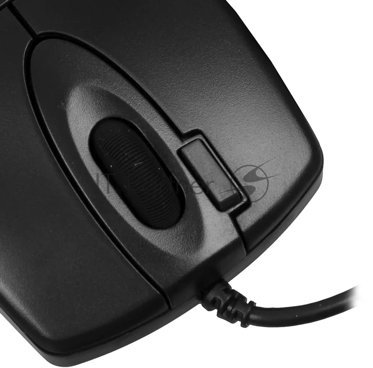 Мышь проводная A4Tech OP-620DS черный, 1000 dpi, USB, кнопки - 4