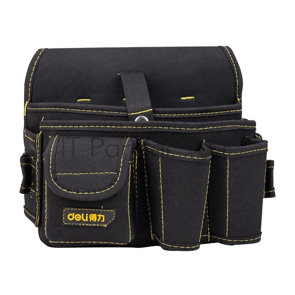 Поясная сумка монтажника Deli DL-P5 270 x 190 x 140мм, 7 карманов, ткань Оксфорд 600D