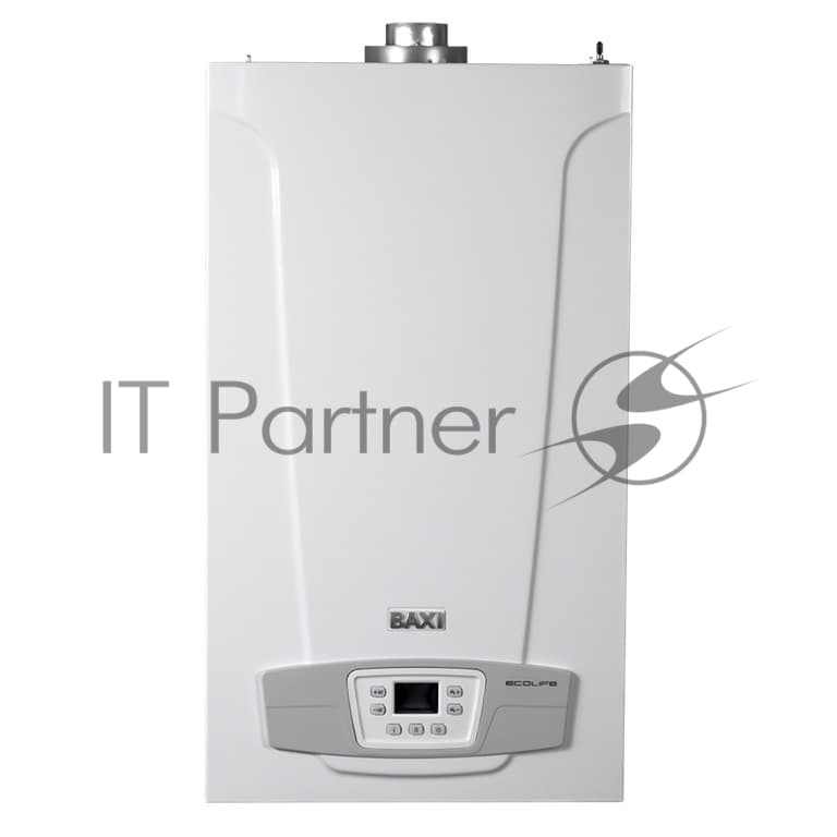 Котел газовый BAXI ECO LIFE 1.24F настен, 24 кВт, одноконтурный, с закрыт. кам. сгор.