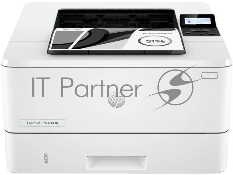 Принтер лазерный HP LaserJet Pro 4003N (2Z611A) A4 белый