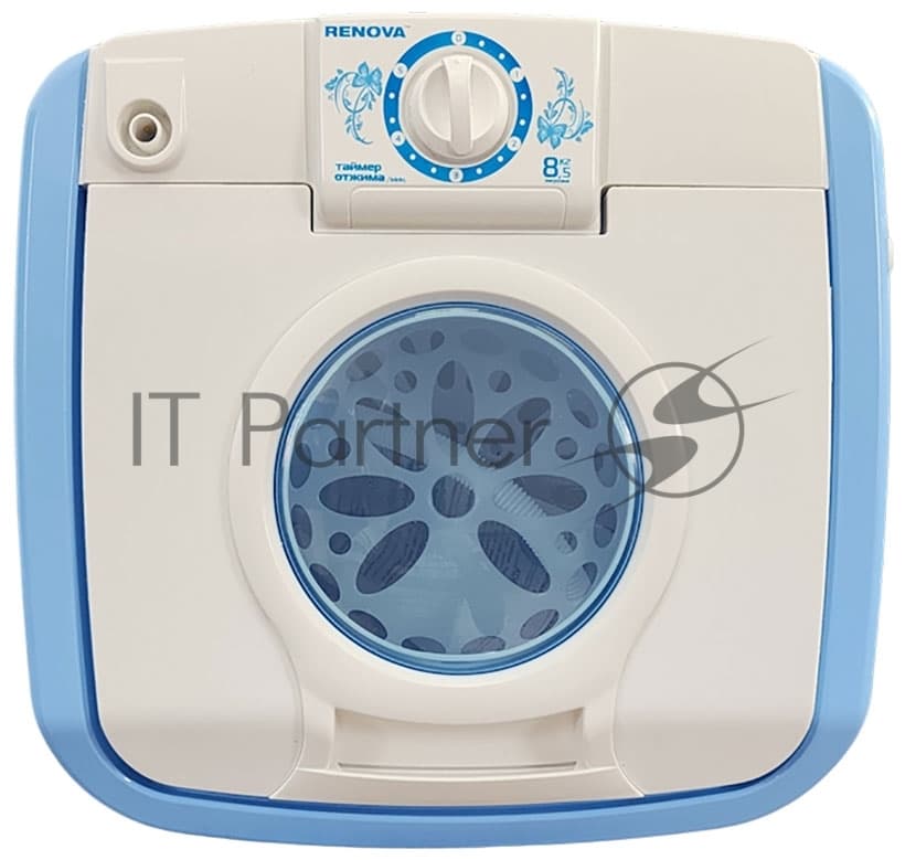 Центрифуга Renova SD-80TS1(P) белый/голубой, 8.5 кг, 1400 об/мин, программ 6, 44 x 78 x 43 см