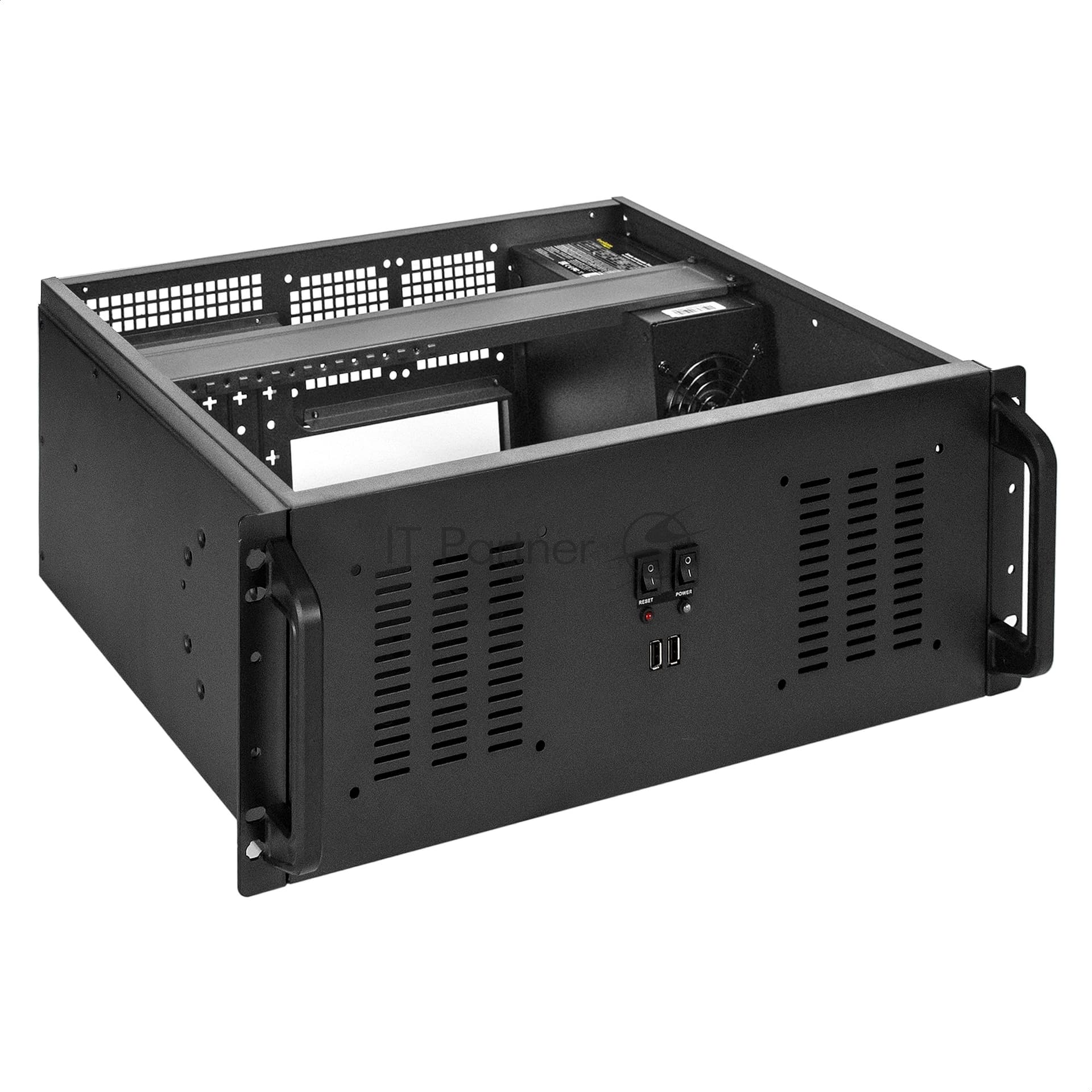 Серверный корпус ExeGate Pro 4U350-02 RM 19", высота 4U, глубина 350, БП 1000ADS, 2*USB