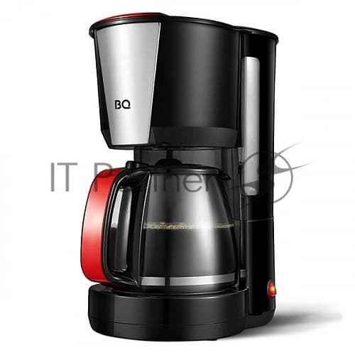Кофеварка капельная BQ CM1008 черный/красный, исп. кофе - молотый, 1.25 л, 1000 Вт.