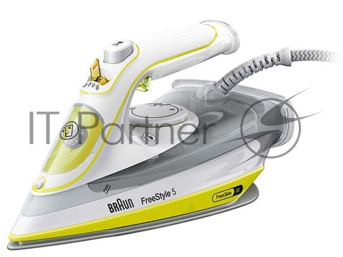 Утюг Braun SI5016YL желтый/серый, 2600 Вт, 50 г/мин, 210 г/мин, 300 мл