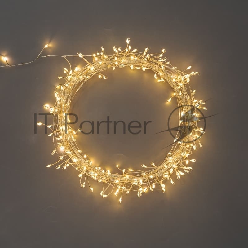 Гирлянда Neon-night роса Фейерверк с контроллером 20м, 500LED, цвет свечения теплый белый, на катушке