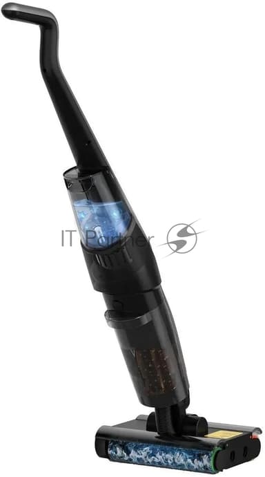 Пылесос вертикальный Deerma VX96W серый/черный, питание от аккумулятора, 15 Вт, уборка влажная и сбор жидкости, пылесборник 0.6 л, работа от АКБ max 30 мин