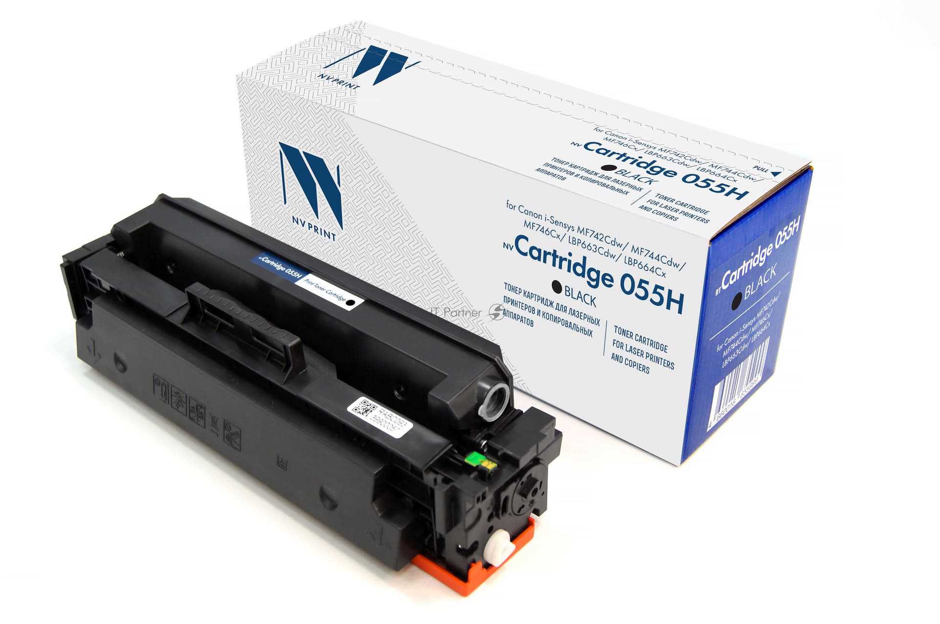 -/ Тонер-картридж NVP NV-055H Black для Canon i-Sensys MF742Cdw/MF744Cdw/MF746Cx/LBP663Cdw/LBP664Cx (7600k)