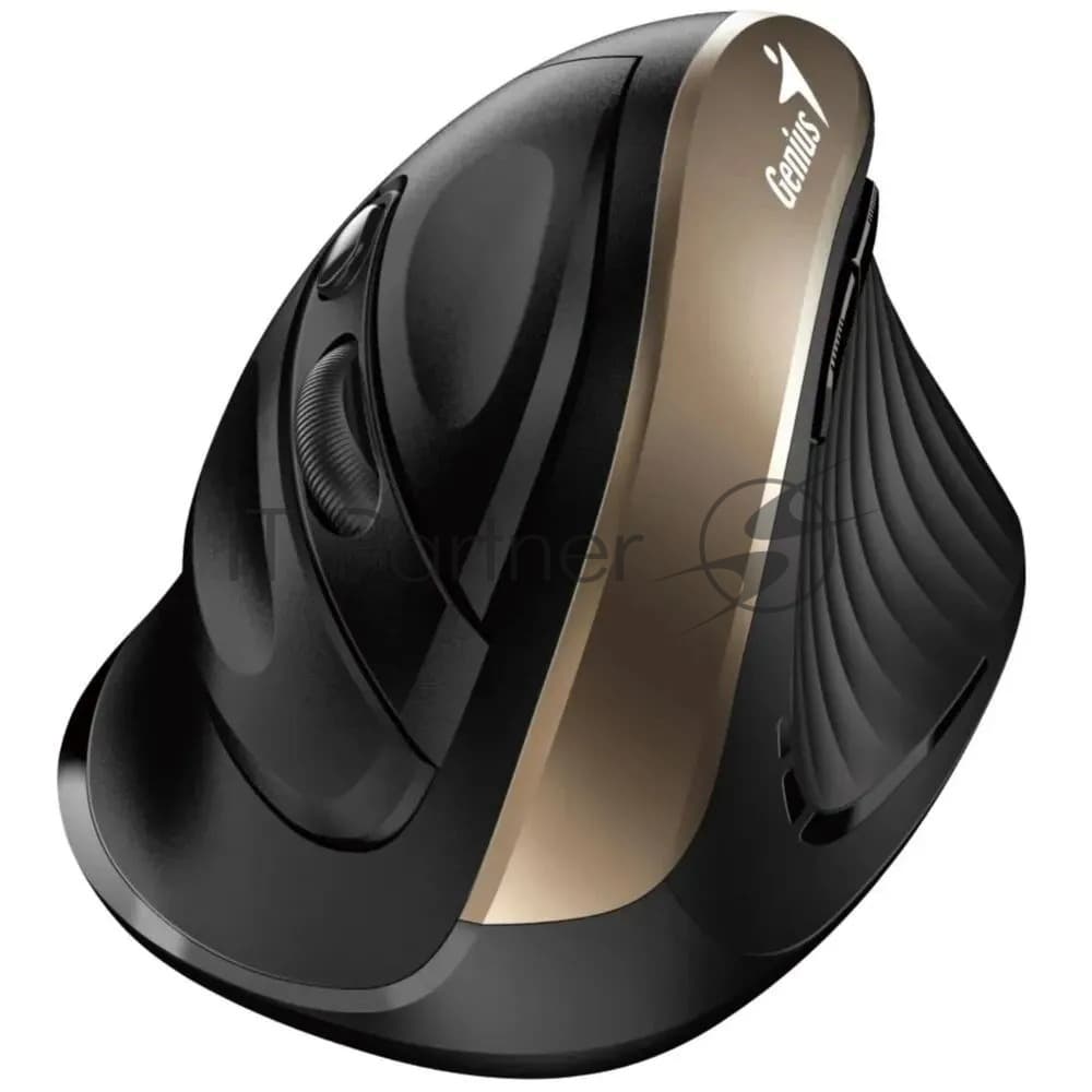 Мышь беспроводная Genius Ergo 8250S черный, 1600 dpi, радиоканал, USB, кнопки - 6