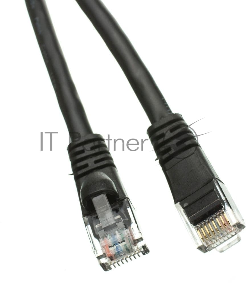 Патч-корд NTSS NTSS-PC-UTP-RJ45-5e-3.0-LSZH-BL NTSS-PC-UTP-RJ45-5E-3.0-LSZH UTP RJ-45 вил.-вилка RJ-45 cat.5e 3м черный LSZH (уп.:1шт) 26AWG