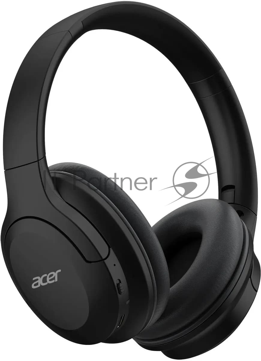 Беспроводные/проводные наушники Acer OHR304 черный, полноформатные, Bluetooth + проводной, активное шумоподавление