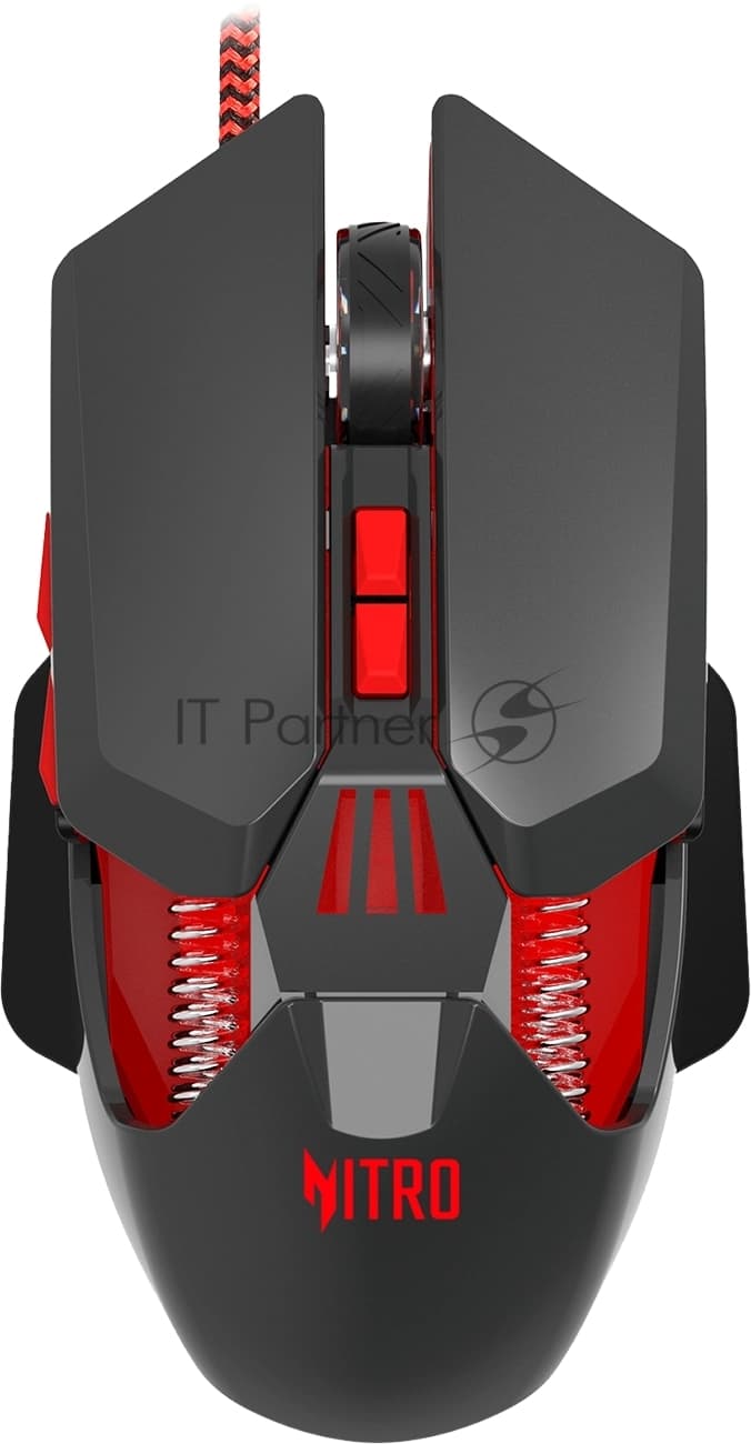 Мышь Acer Nitro OMW302 черный оптическая 7200dpi USB 7but (ZL.MCECC.025)