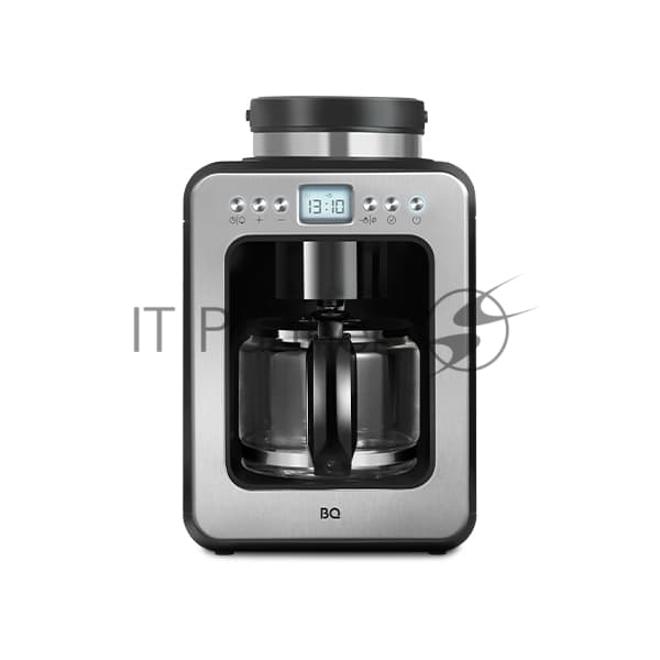 Кофеварка капельная BQ CM7001 серебристый/черный, исп. кофе - молотый/зерновой, 0.6 л, 600 Вт