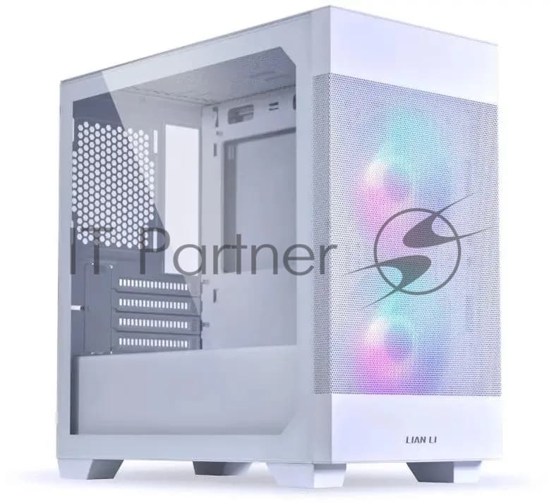 Компьютерный корпус Lian-Li Lancool 205M Mesh белый без БП ATX 2xUSB 3.0 audio bott PSU