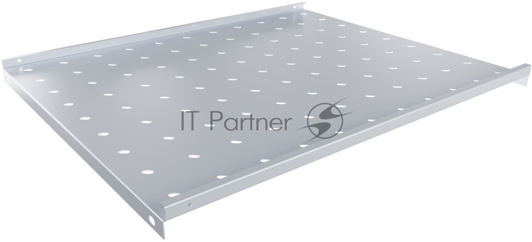 Полка стационарная NTSS NTSS-FSW-600 1U нагр.:20кг. 19" 600мм серый (упак.:1шт)