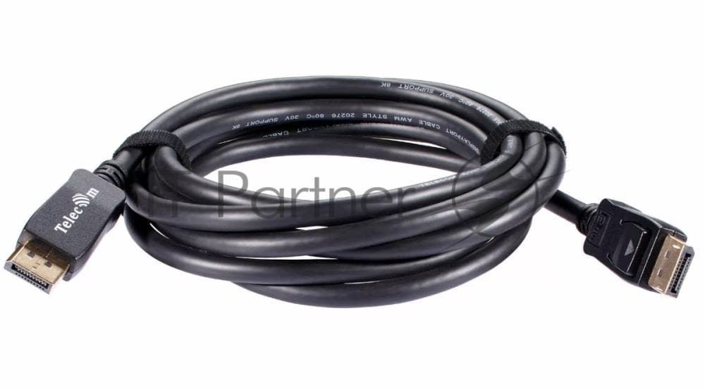 Кабель соединительный Telecom TCG745C-3M DP-DP 1.4V 8K@60Hz 3м, Econom