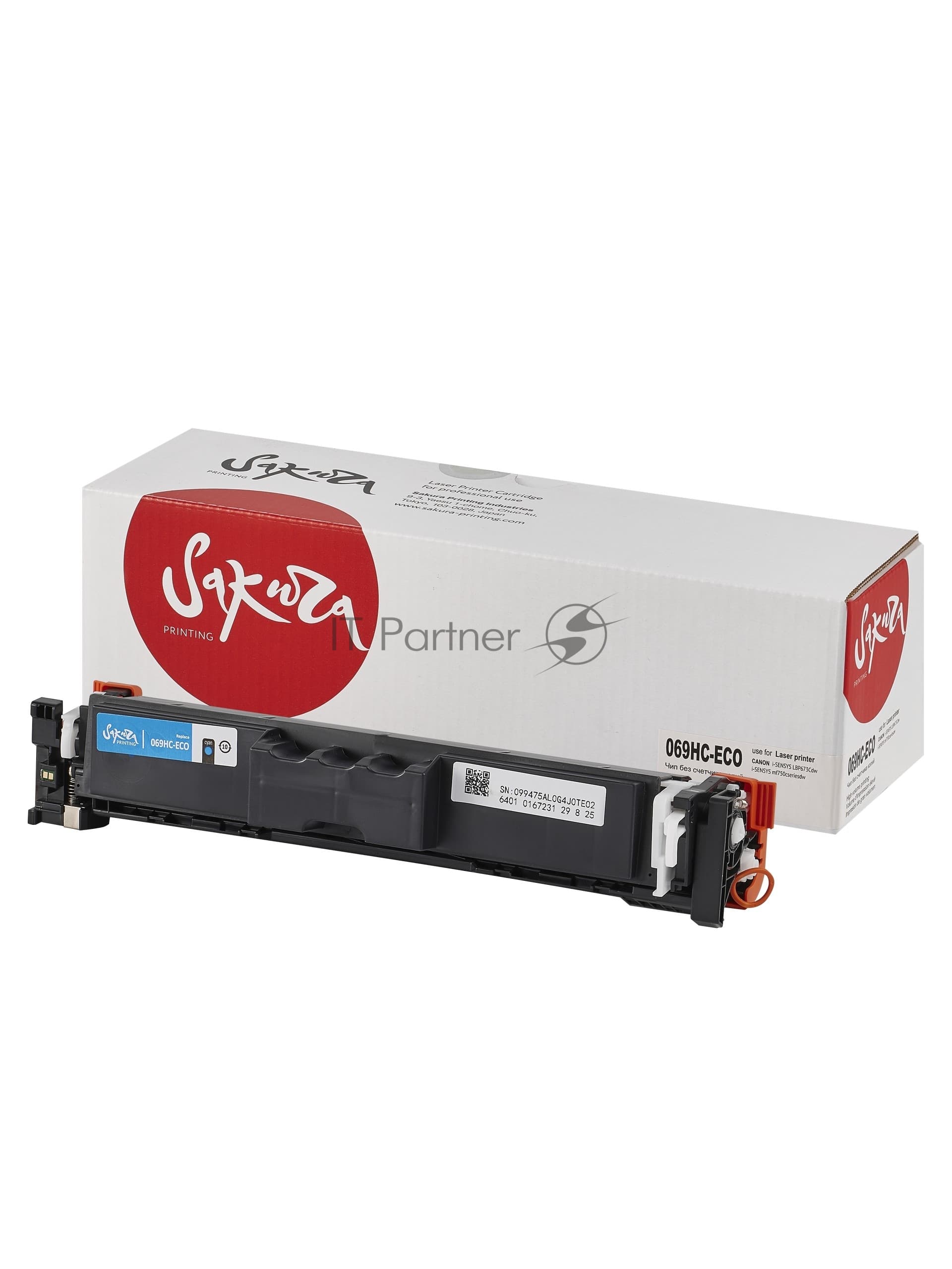 Картридж лазерный Sakura 069HC (5097C002) для Сanon I-Sensys LBP673Cdw/MF750C, голубой, 5500к. (чип без счетчика копий)