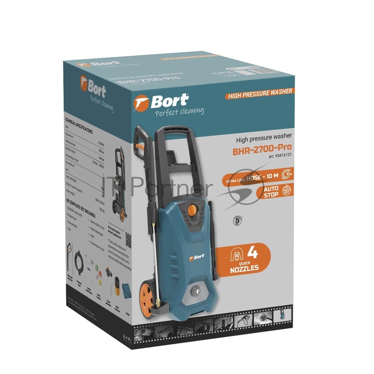 Минимойка Bort BHR-2700-PRO 2500Вт