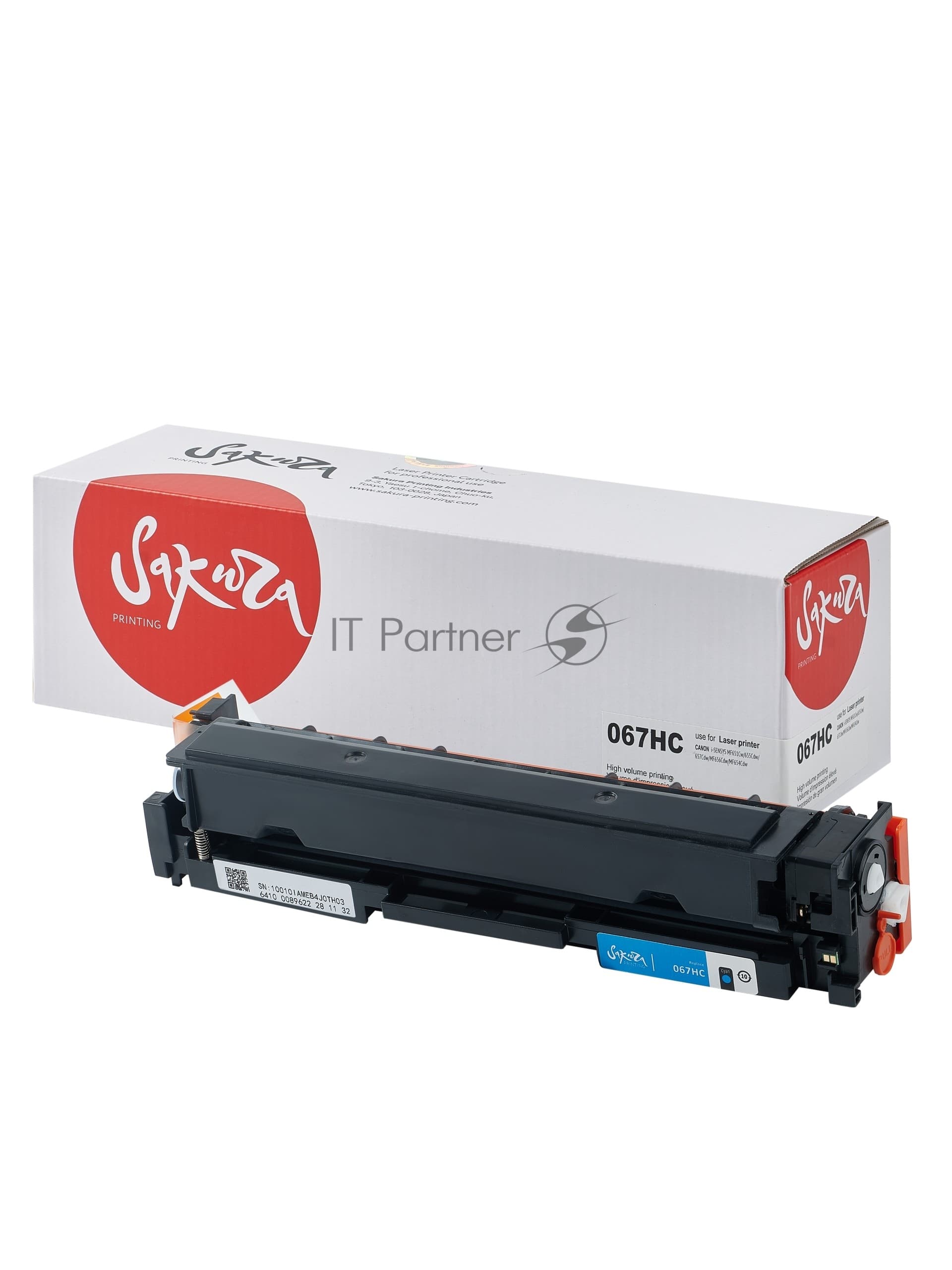 Картридж лазерный Sakura 067HC (5105C002) для Canon i-SENSYS LBP631/LBP633/MF651/MF655/MF657, голубой, 2350 к. (чип без счетчика копий)