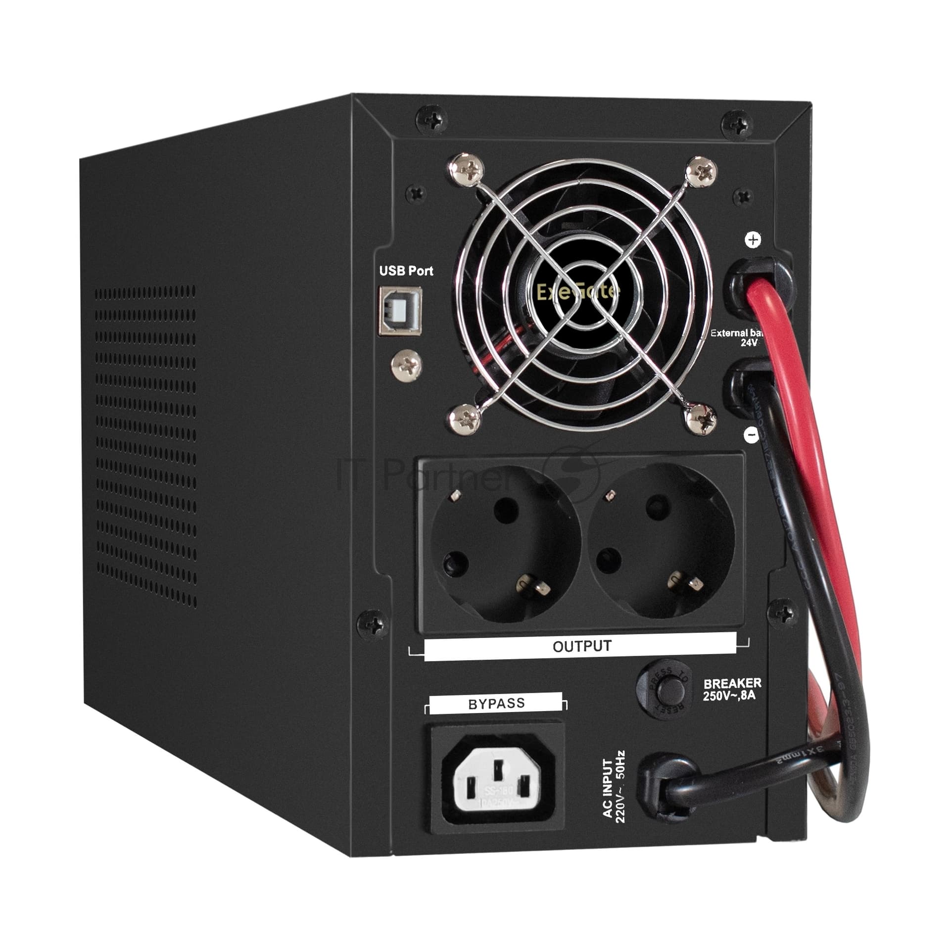 ИБП + батарея ExeGate SineTower SZ-1000.LCD.AVR.2SH.1C13.USB + 2x DT 12120 (120Ач)