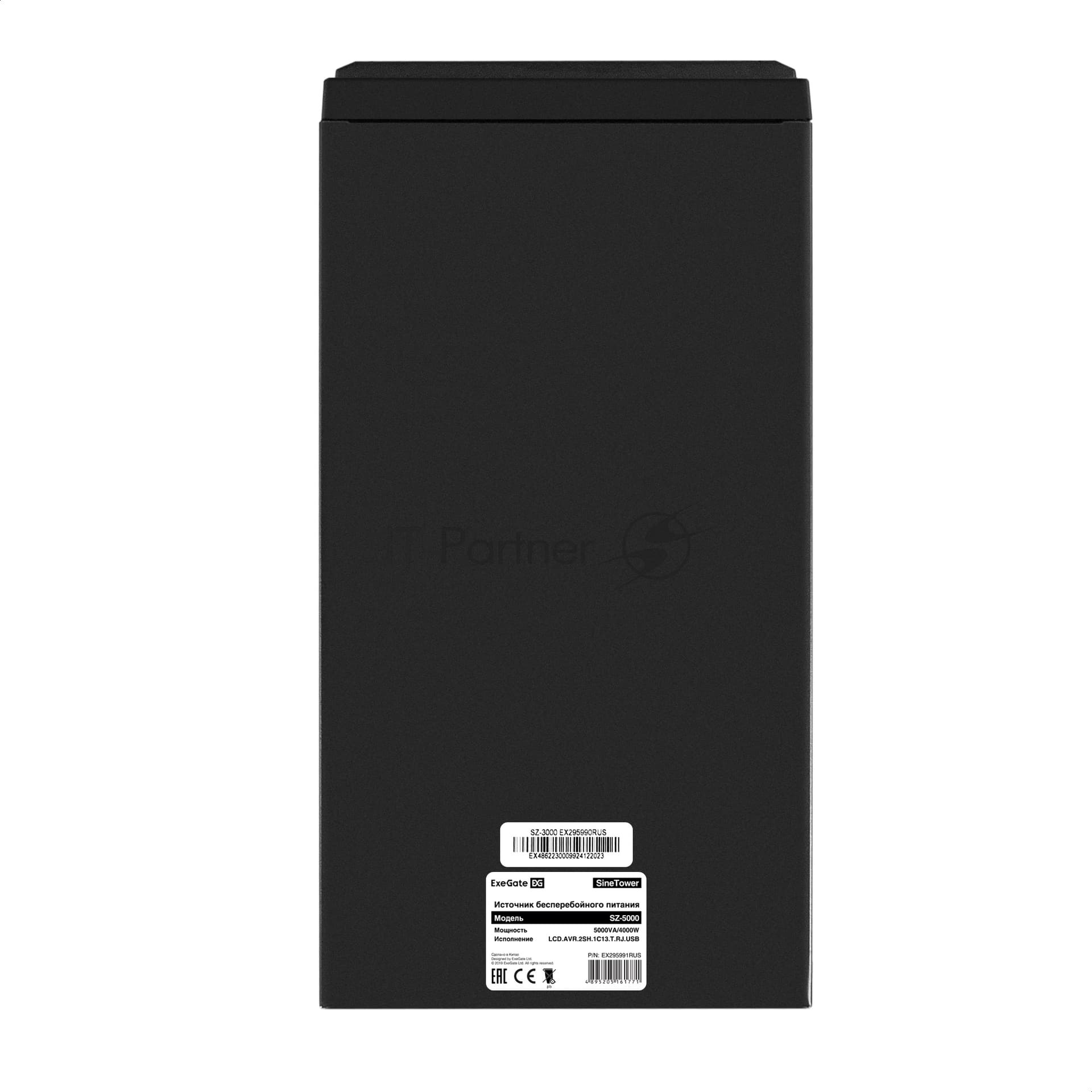 ИБП + батарея ExeGate SineTower SZ-5000.LCD.AVR.2SH.1C13.T.RJ.USB + 4x HRL 12-26 (26Ач)