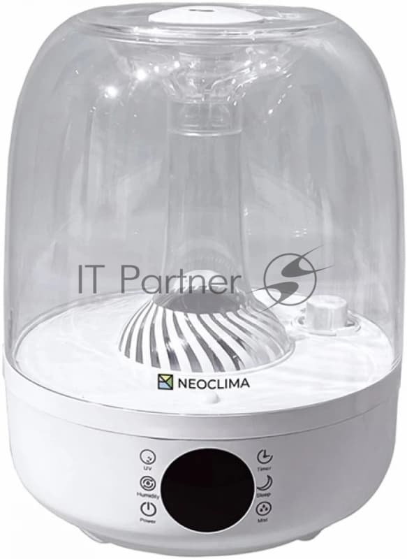 Увлажнитель воздуха Neoclima NHL-4W белый, 30 м², 4 л