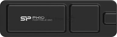 Внешний SSD 4Tb Silicon Power PX10, External, USB TypeC 3.2, черный, read/write 1050/1050 Mb/s