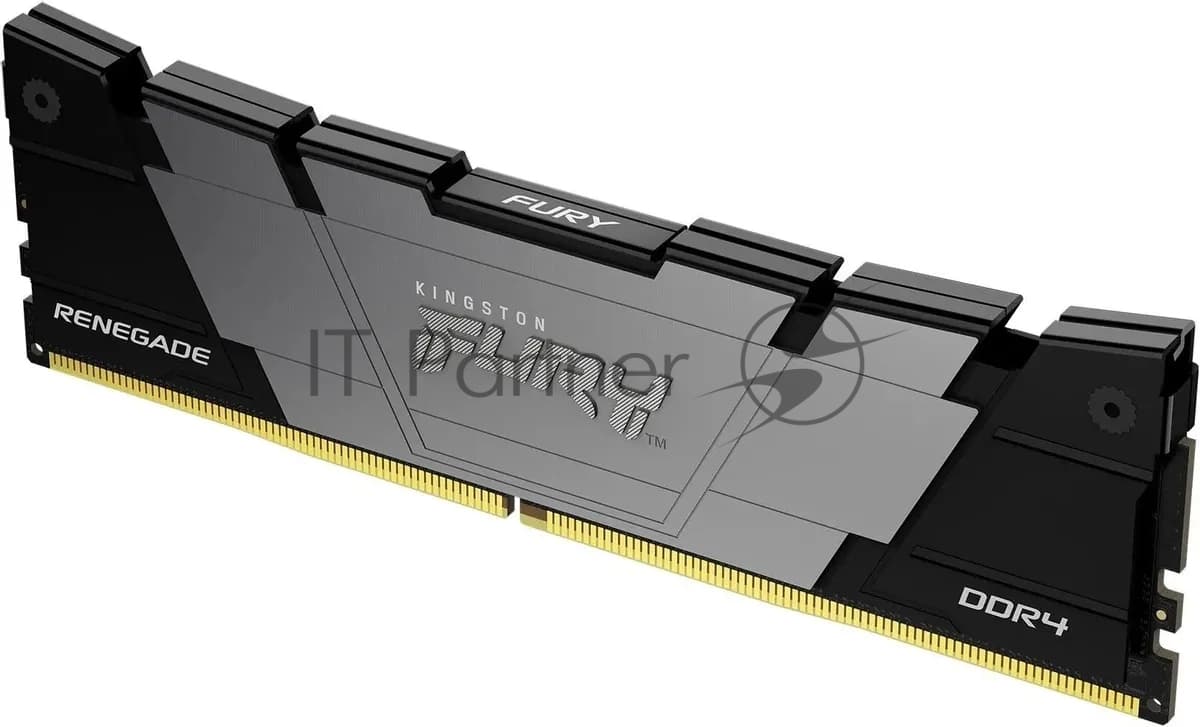 Оперативная память Kingston Fury Renegade, DDR4, 16Gb (1x16GB), 4000MHz, CL19, DIMM, с радиатором, черный