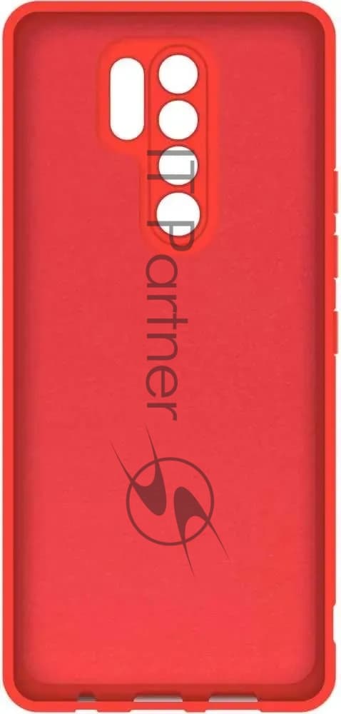 Чехол (клип-кейс) BoraSCO для Xiaomi Redmi 9 Microfiber Case красный