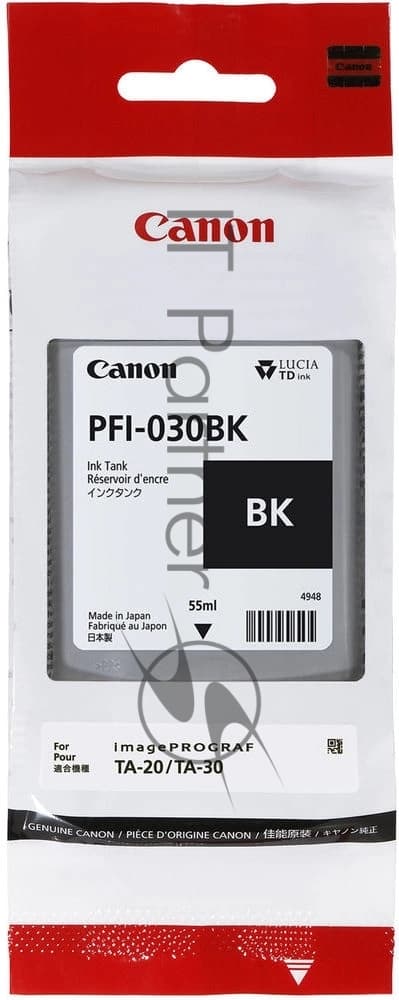 Картридж струйный Canon Pigment Ink PFI-030 черный (55 мл) для Canon imagePROGRAF TA-20, TA-30, TM-240, TM-340