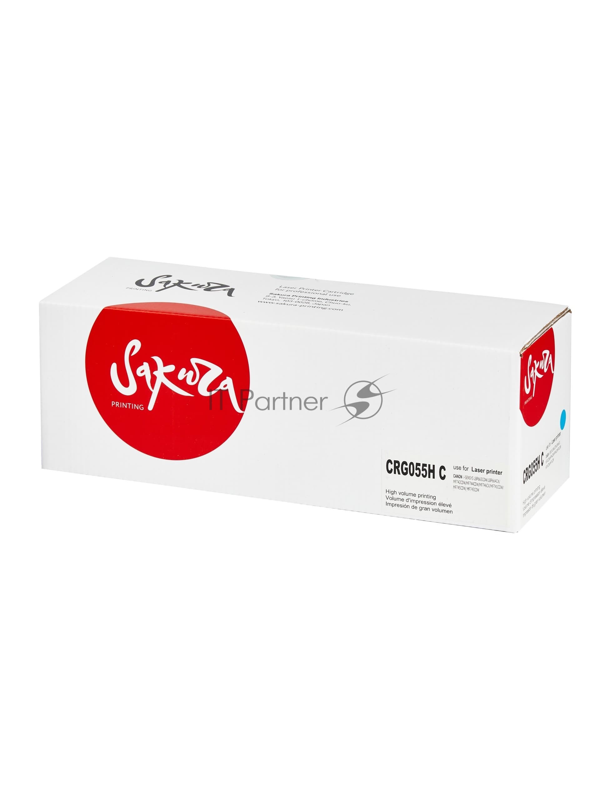 Картридж Sakura SACRG055HC-ECO Cyan