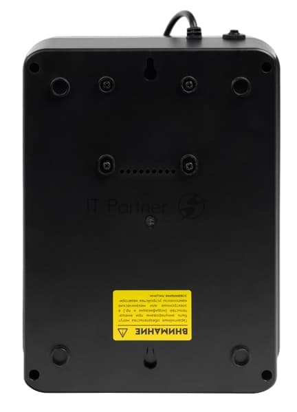 Источник бесперебойного питания SMARTWATT UPS SAFE PRO 1000 черный 1000/600 ВА/Вт, линейно-интерактивный, напольный/настенный, LED индикация, Shuko CEE7/4 - 8 шт. (4 шт. с резервным питанием, 4 шт. - сетевой фильтр)