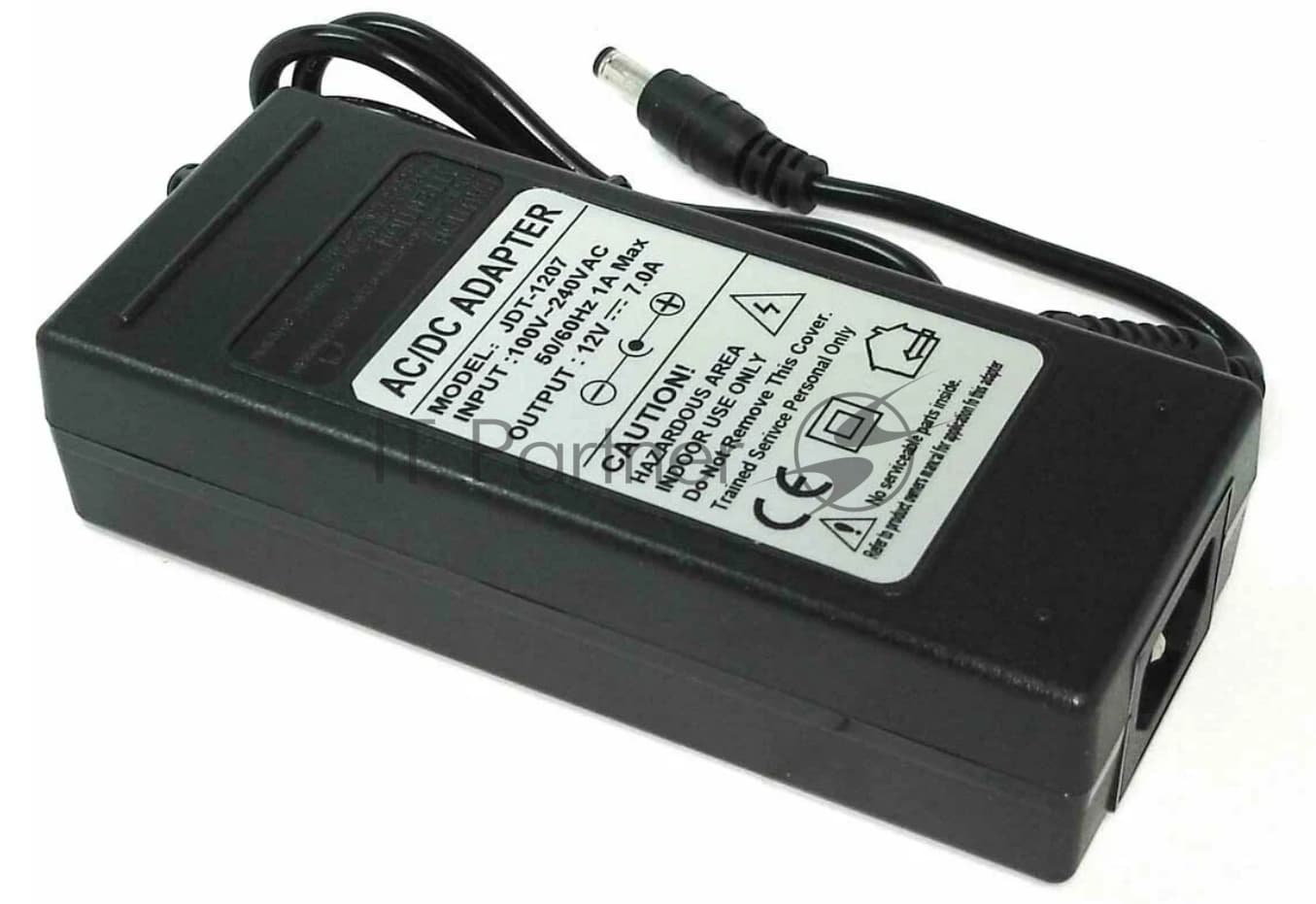 Блок питания для монитора и телевизора LCD 12V, 7A (5.5 x 2.5 мм) OEM