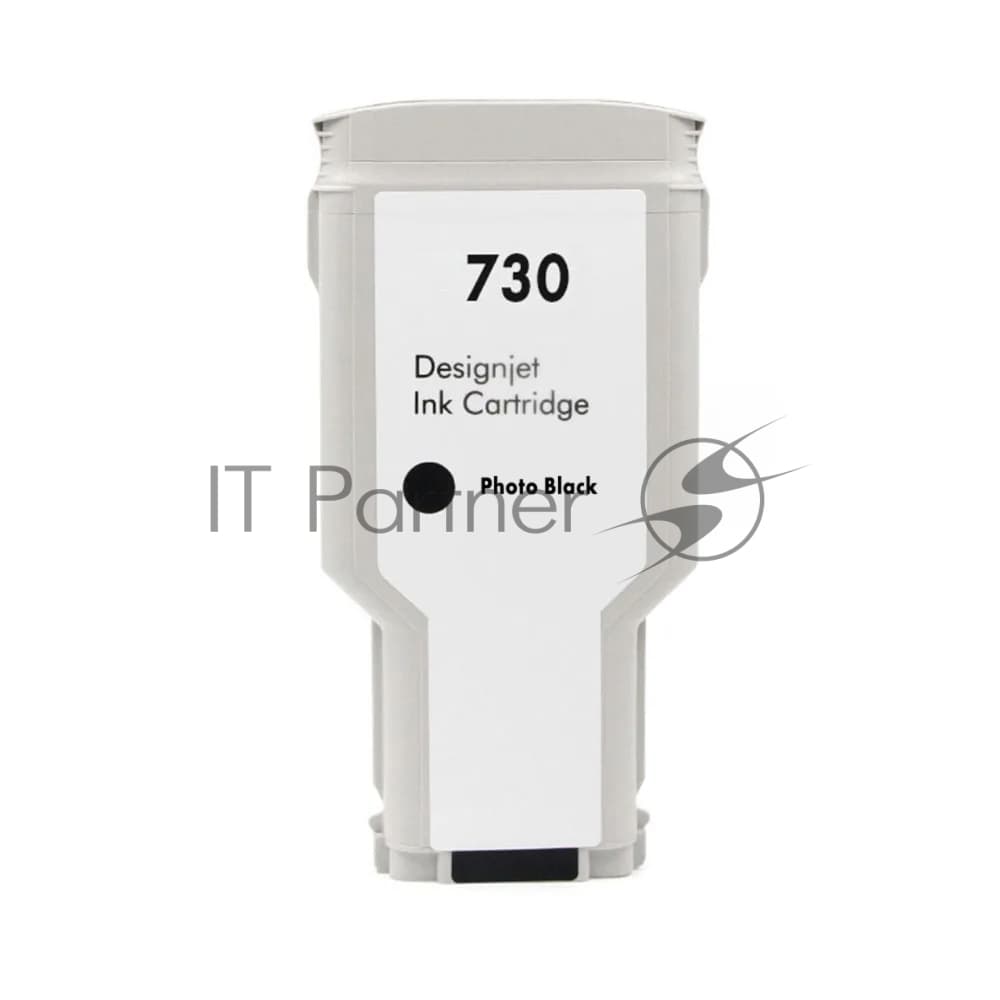 Картридж струйный NVPrint 730 (NV-P2V73A) Photo Black для HP DesignJet T1700, T1600, T2600 (300 мл)