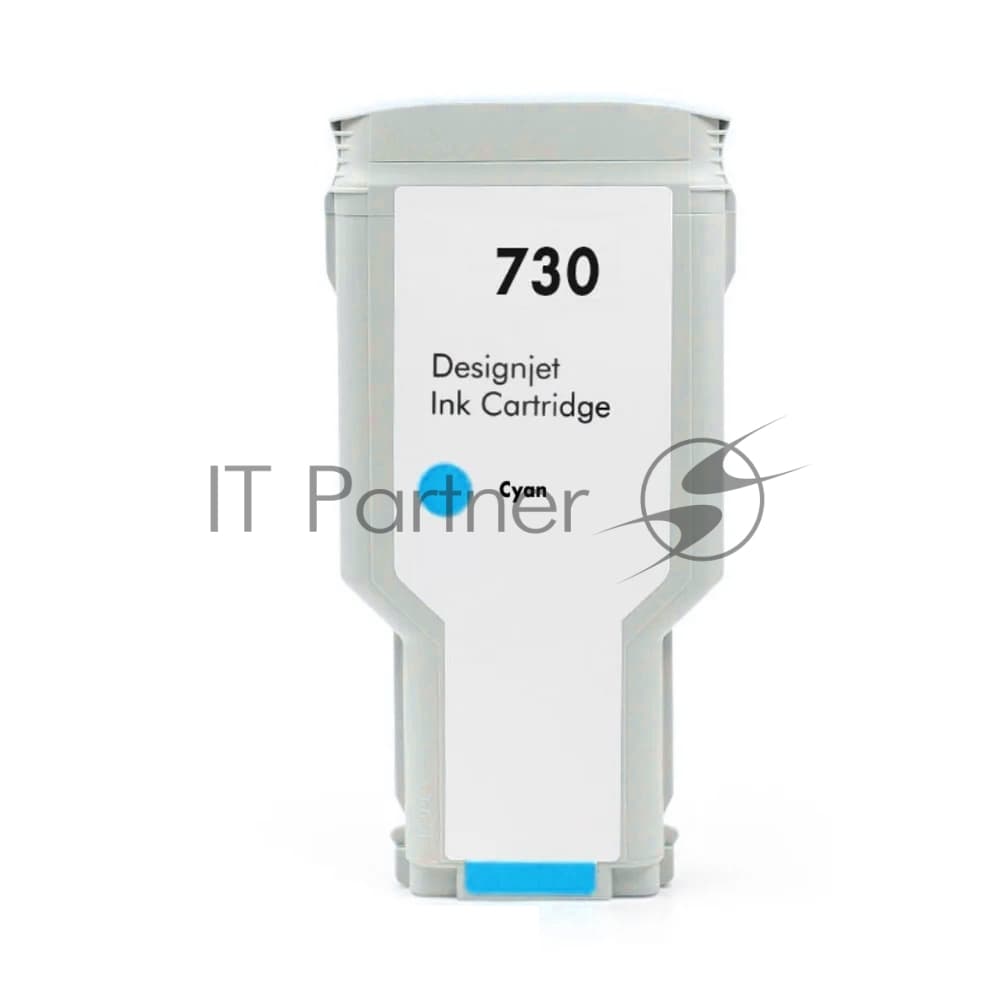 Картридж струйный NVPrint 730 (NV-P2V68A) Cyan для HP DesignJet T1700, T1600, T2600 (300 мл)