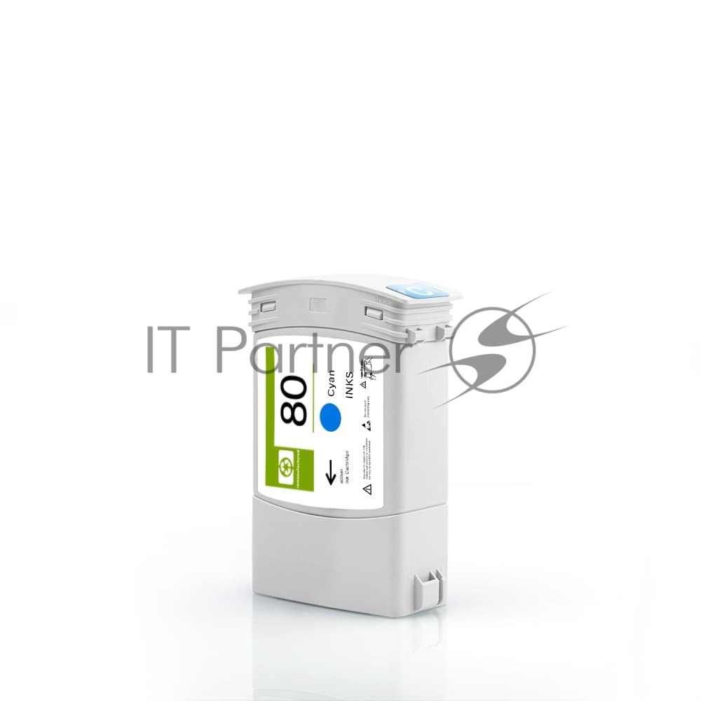 Картридж струйный NVPrint 80 (NV-C4846A) Cyan для HP DesignJet 1050c, 1055см (400 мл)