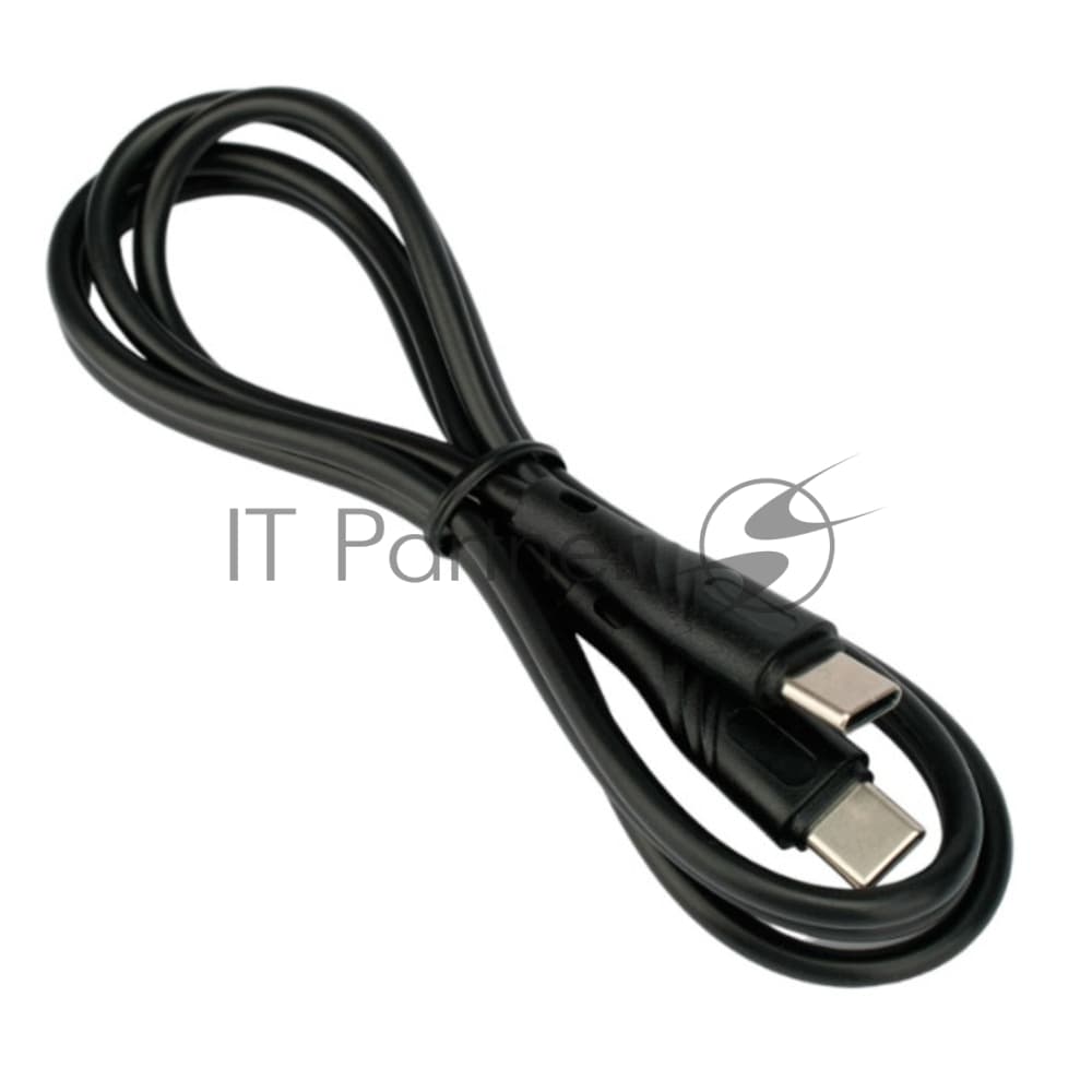 Кабель USB2.0 Cablexpert CCB-USB2-CMCMO1-1MB, Type-C/Type-C, издание Classic 0.1, 3A, 60W, PD/QC3.0, медь, 1м, черный, коробка