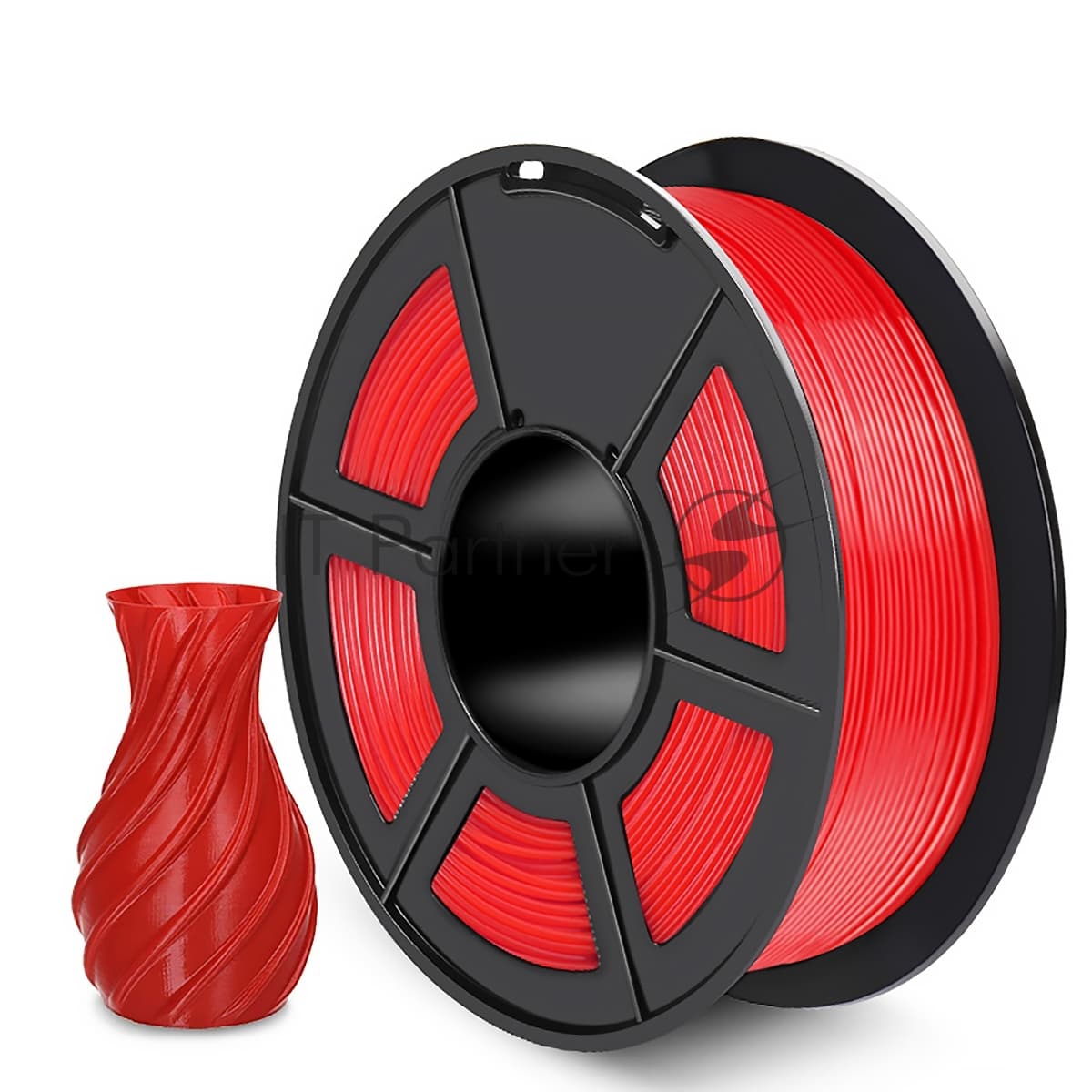 -/ Филамент NVPRINT PETG Red для 3D печати диаметр 1.75мм длина 330 метров масса 1 кг