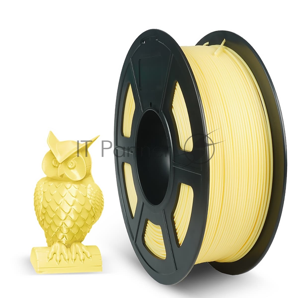 -/ Филамент NVPRINT PLA+ Lemon yellow для 3D печати диаметр 1.75мм длина 330 метров масса 1 кг