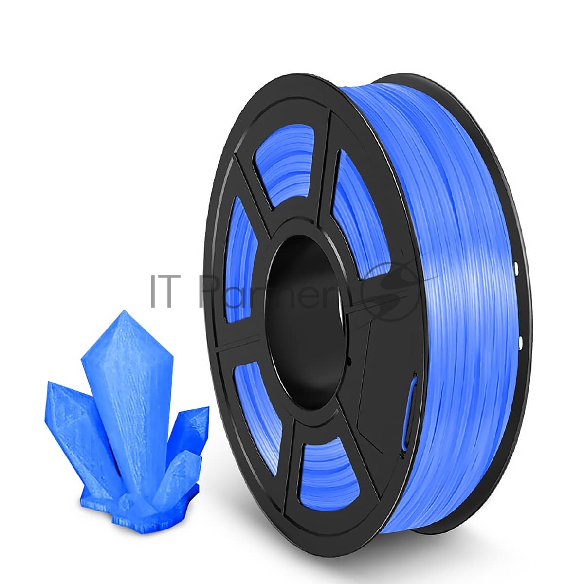 -/ Филамент NVPRINT TPU Trans. Blue для 3D печати диаметр 1.75мм длина 165 метров масса 0,5 кг