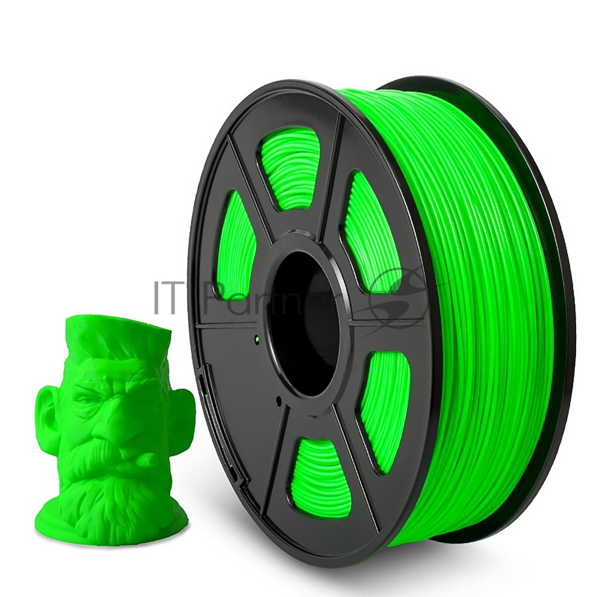 -/ Филамент NVPRINT ABS Green для 3D печати диаметр 1.75мм длина 330 метров масса 1 кг
