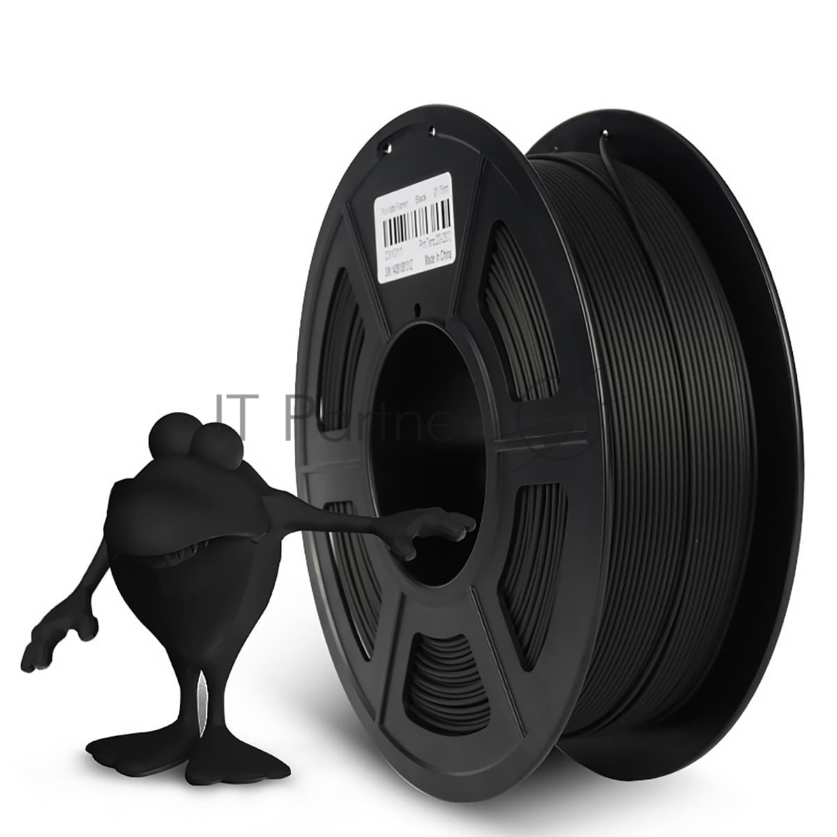-/ Филамент NVPRINT PLA Matte Black для 3D печати диаметр 1.75мм длина 330 метров масса 1 кг
