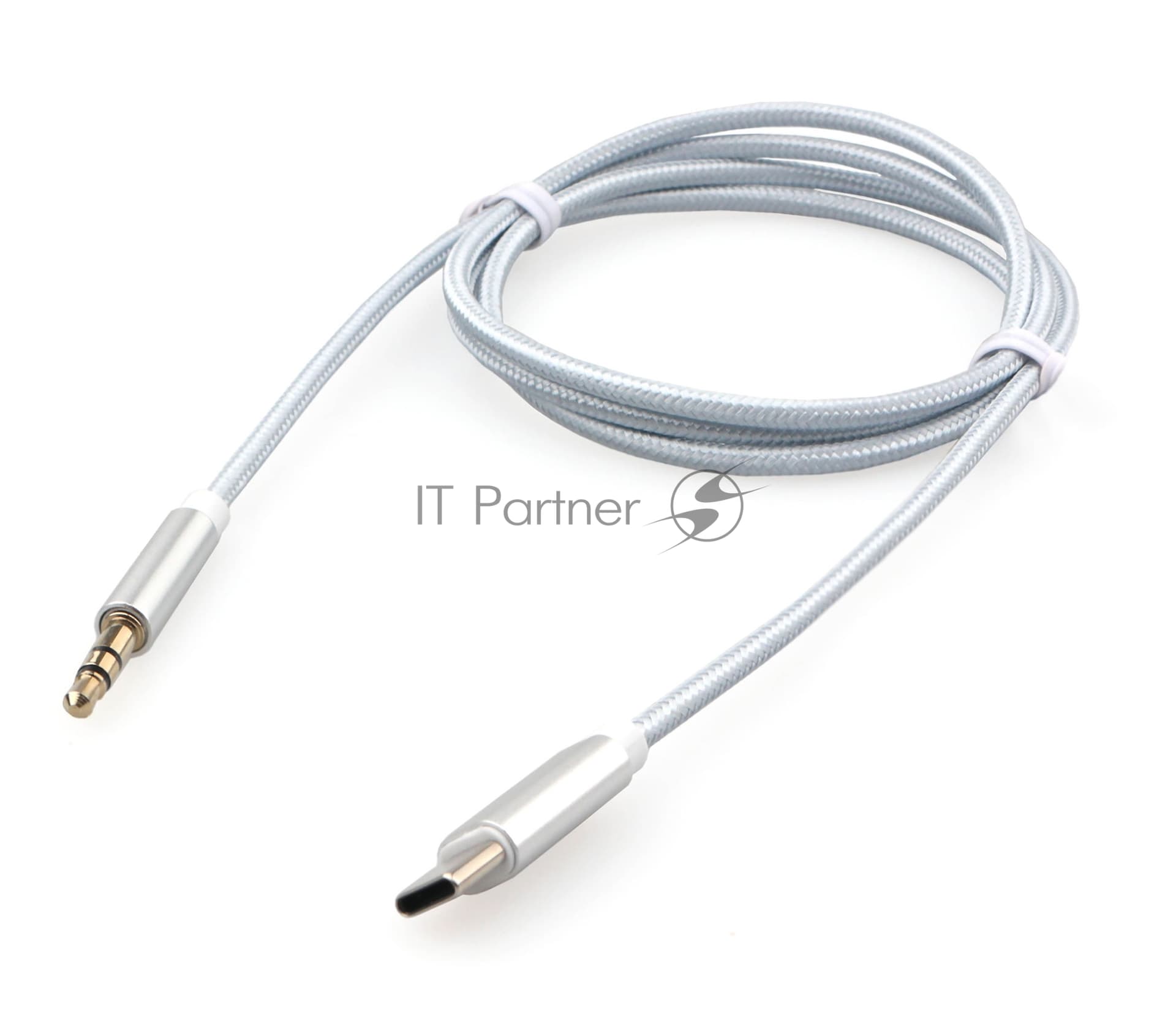 Кабель-переходник USB Cablexpert CCAB-CM35M-1M-W, Type-C/Jack3.5, Mobile, 1м, белый, коробка