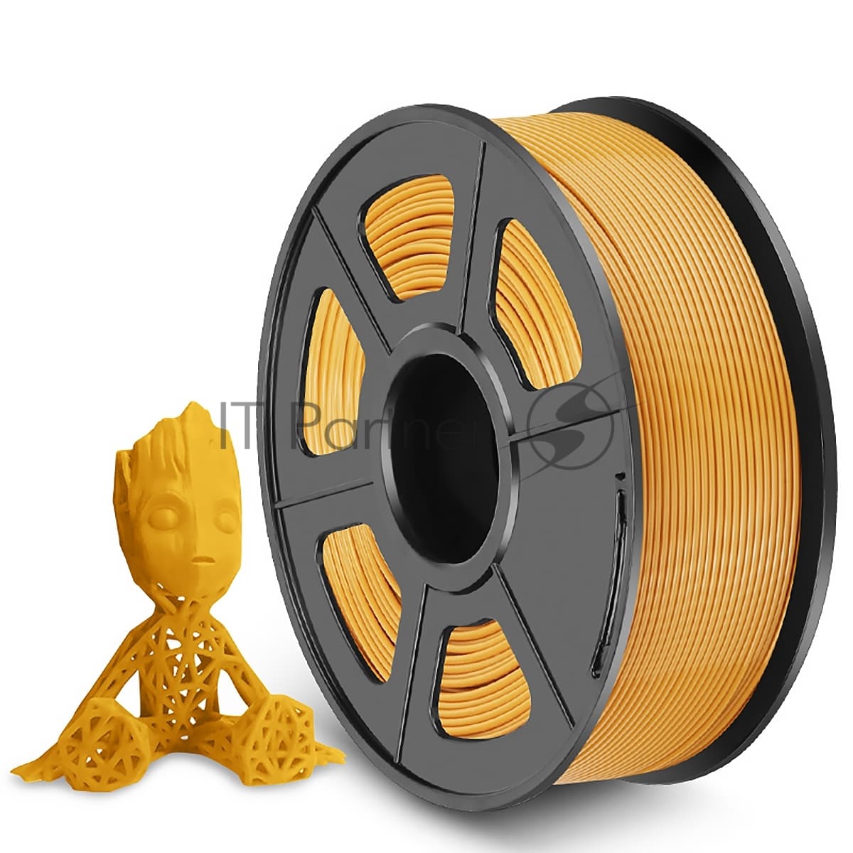 -/ Филамент NVPRINT PLA Gold для 3D печати диаметр 1.75мм длина 330 метров масса 1 кг