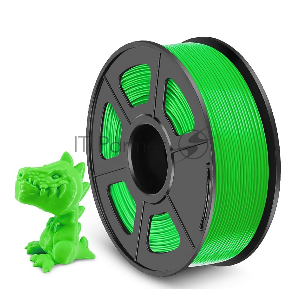 -/ Филамент NVPRINT PETG Green для 3D печати диаметр 1.75мм длина 330 метров масса 1 кг