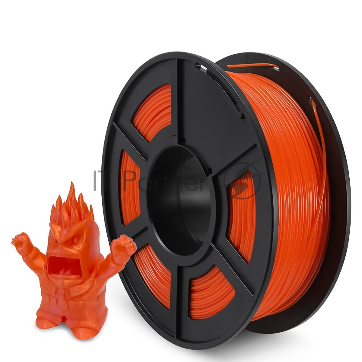 -/ Филамент NVPRINT PETG Orange для 3D печати диаметр 1.75мм длина 330 метров масса 1 кг