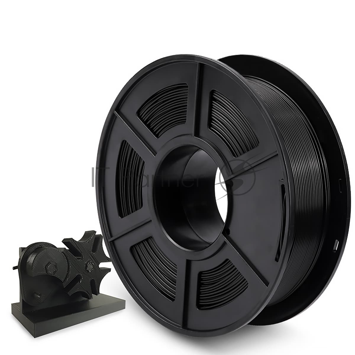 -/ Филамент NVPRINT PLA Black для 3D печати диаметр 1.75мм длина 330 метров масса 1 кг